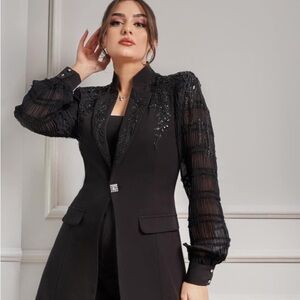 Selling this beautiful blazer and pants. Not right size for me.